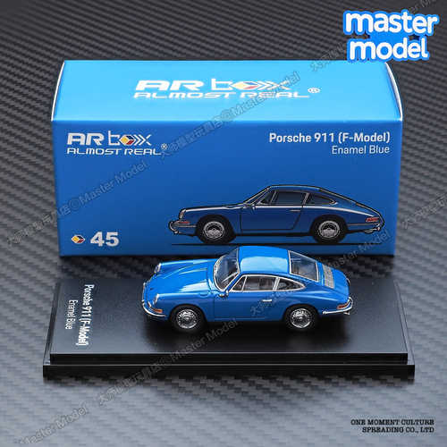 似臻模型 ARBox 1/64保时捷911初代蓝色合金仿真汽车模型收藏摆件