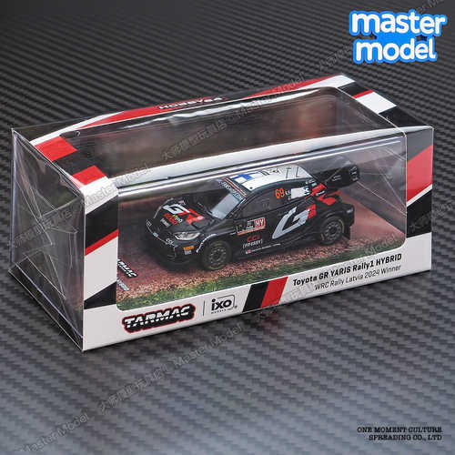 TW1/64TarmacWorks 丰田GR雅力士 2024拉力赛车 合金汽车模型收藏