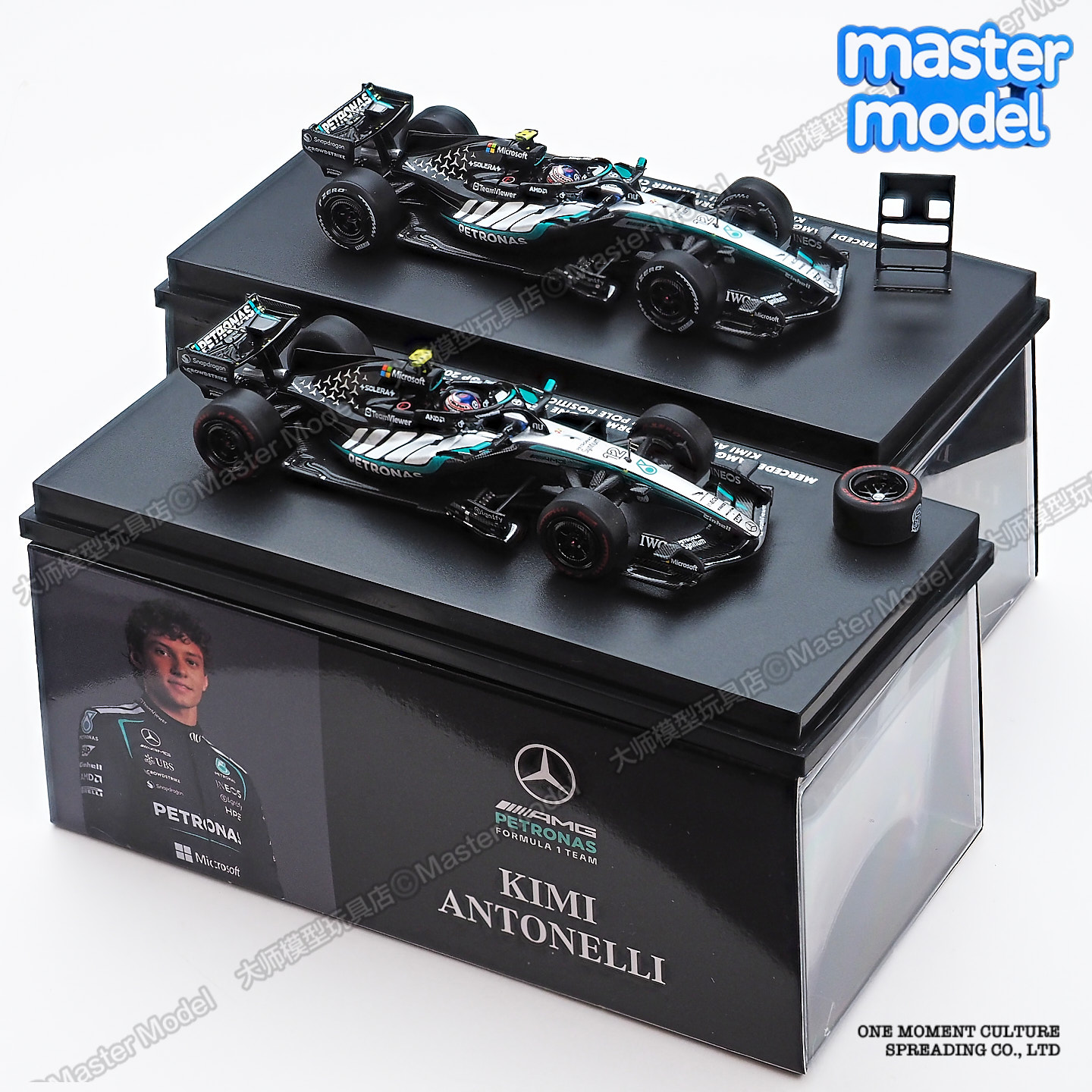 MINICHAMPS1/64梅赛德斯奔驰F1赛车2026安东内利合金汽车模型收藏图片