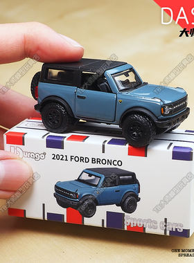 比美高64福特烈马越野车野马GT合金小比例汽车模型男孩收藏静态