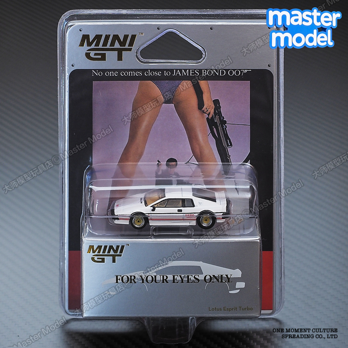 MINIGT1/64现货电影007邦德座驾LotusEsprit跑车合金汽车模型#907