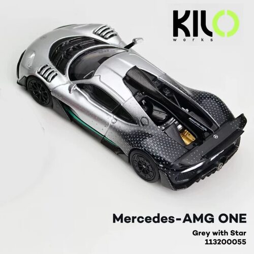 Kilo预售1/64 梅赛德斯奔驰AMG ONE 星灰色超级跑车汽车模型收藏