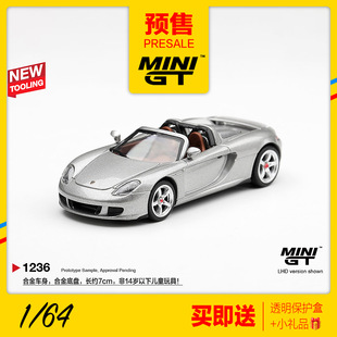 MINIGT预售1/64保时捷卡雷拉GT Carrera超跑合金汽车模型摆件1236