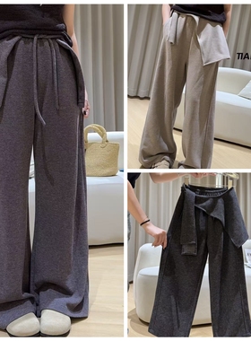 天依角2025秋19266新款19267屁帘糯米直筒羊绒裤中大童女童可亲子