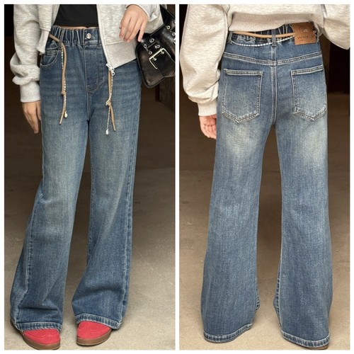 天依角2025秋19059新款19060牛仔19228喇叭裤中大女童可亲子大组