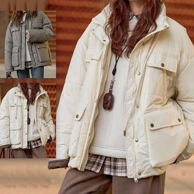 青少年品牌2025秋季新款1362休闲棉服外套中大童男女童中性可亲子