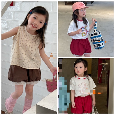 爱家2026夏3738新款2824短袖2844小衫2756短裤中小童女童