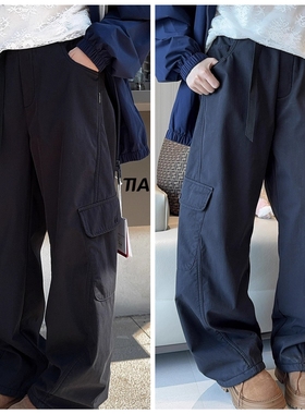 特天依角2025冬25020新25112一体加绒25186工装裤中大男女童大组