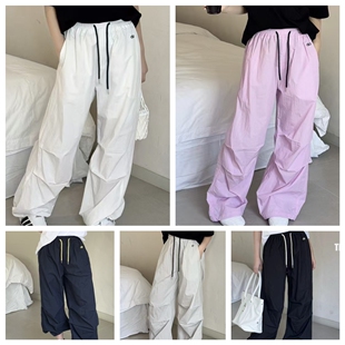 天依角2025春夏27532新款27533薄款伞兵工装裤中大童男女童可亲子