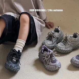 JBM正品8824秋6111新款轮胎底老爹运动鞋中大童男女童中性可亲子