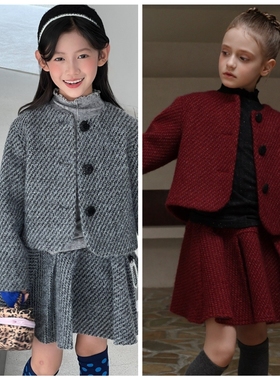 CNKL金童帝代2026春新款5306蝴蝶结两件套装1237打底女童亲子