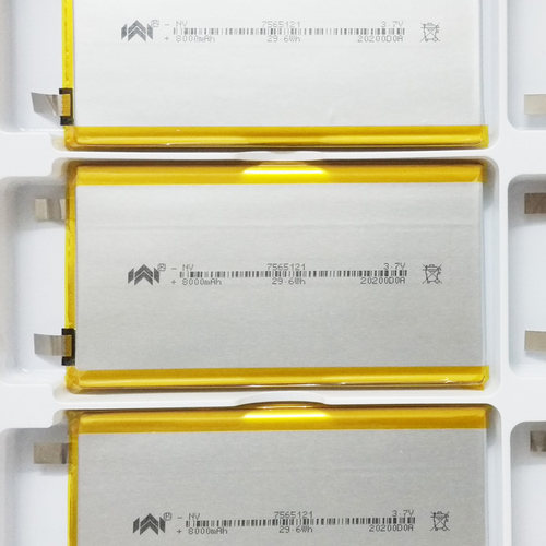 7565121聚合物锂电池3.7V电芯移动电源充电宝配件平板电池8000mah