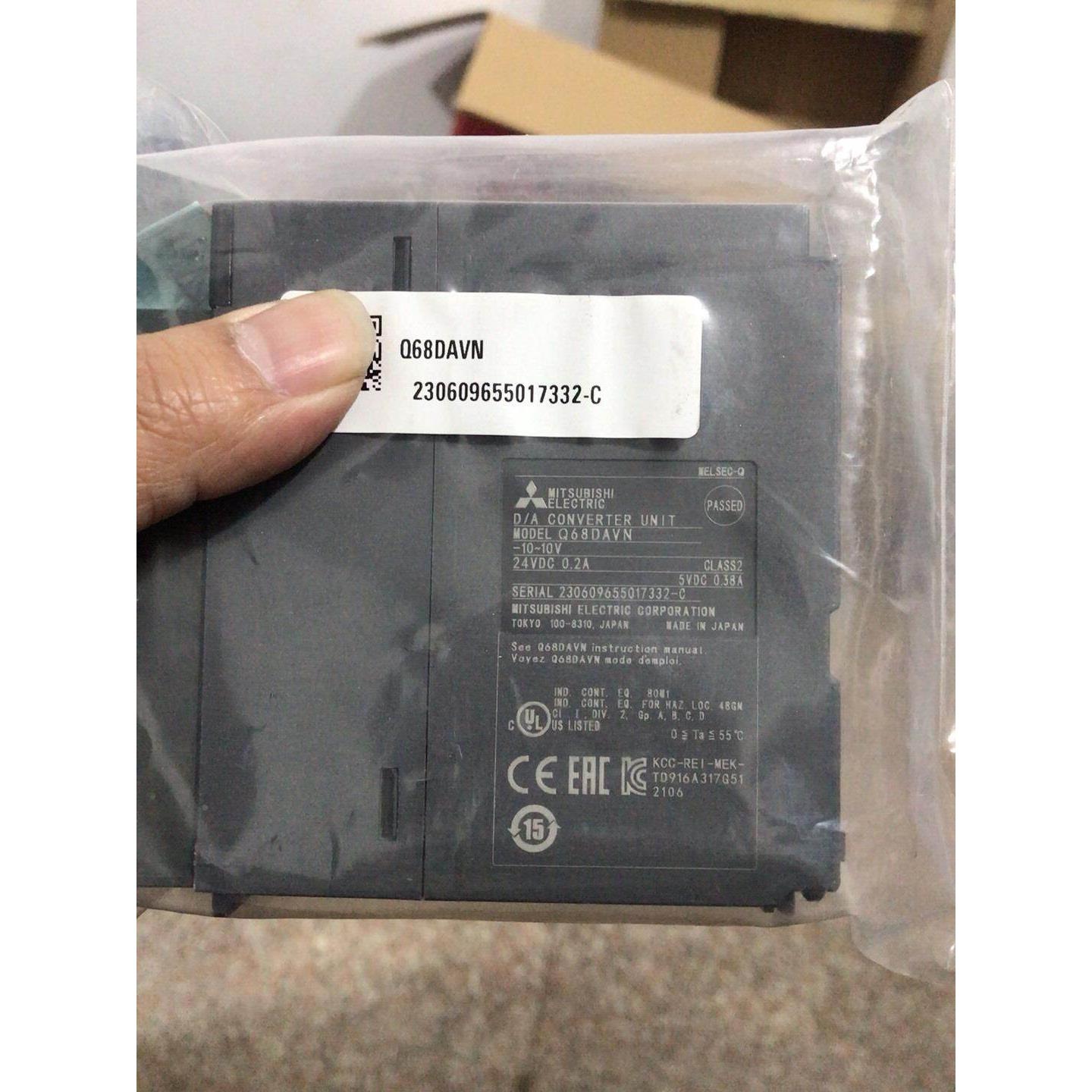 询价三菱Q系列PLC模块去68DAVN全新的就是没有外包装了，价议价