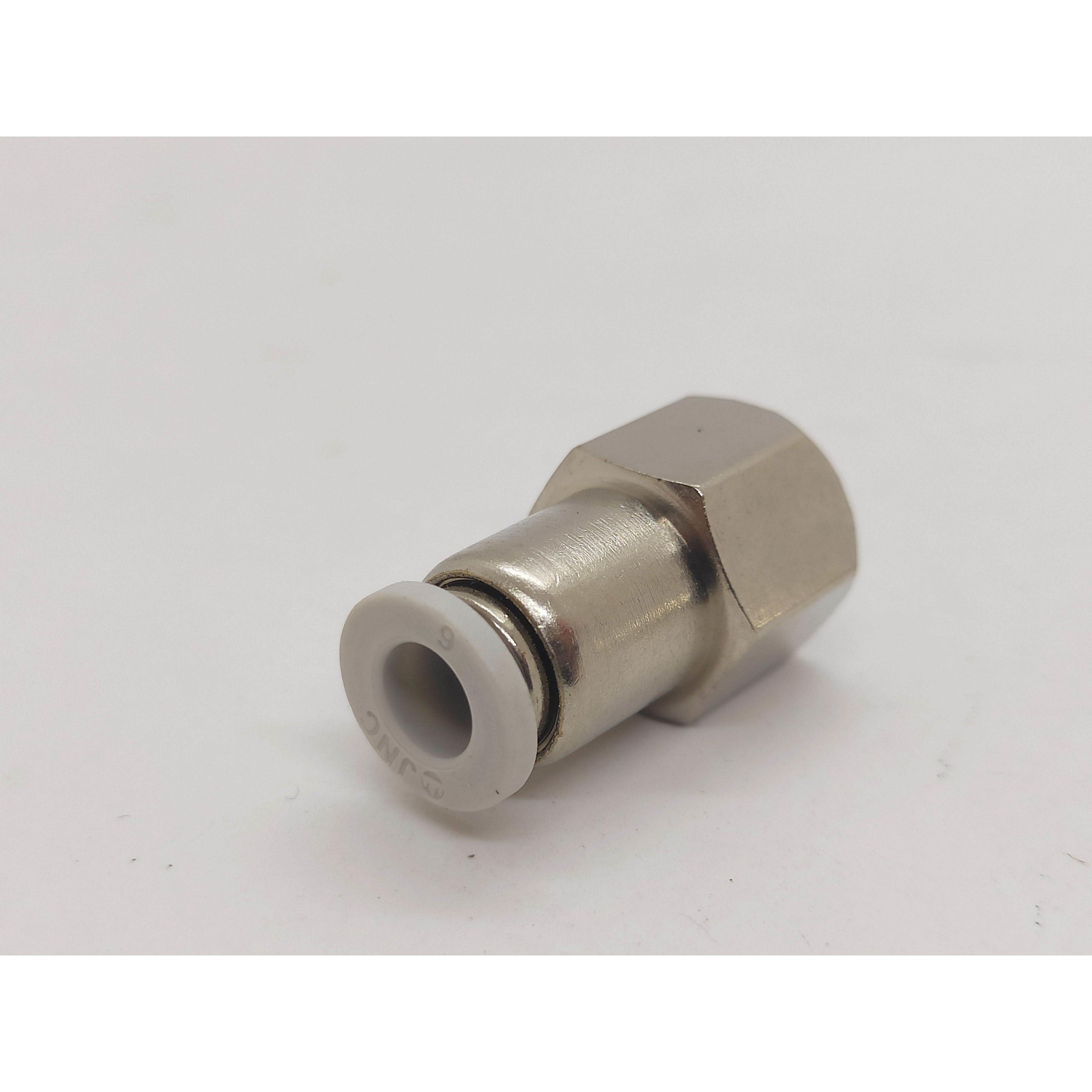 询价JNC杰恩西SPCF6-01 8-02 10-03 12-04气管接头铜件内螺紋直通