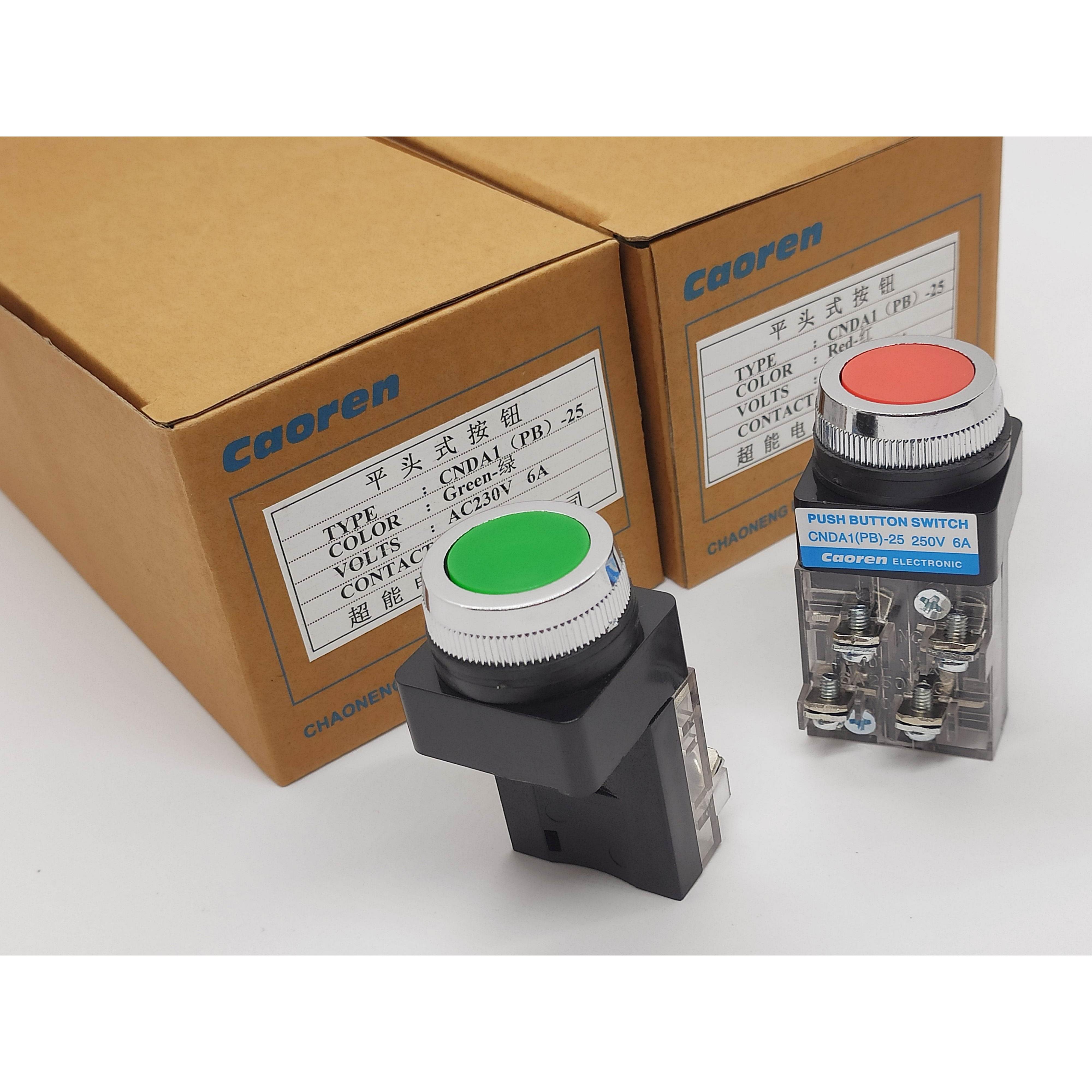 询价正品caoren超能CNDA1(PB)-25自复平头按钮可代替TBF-25安装孔