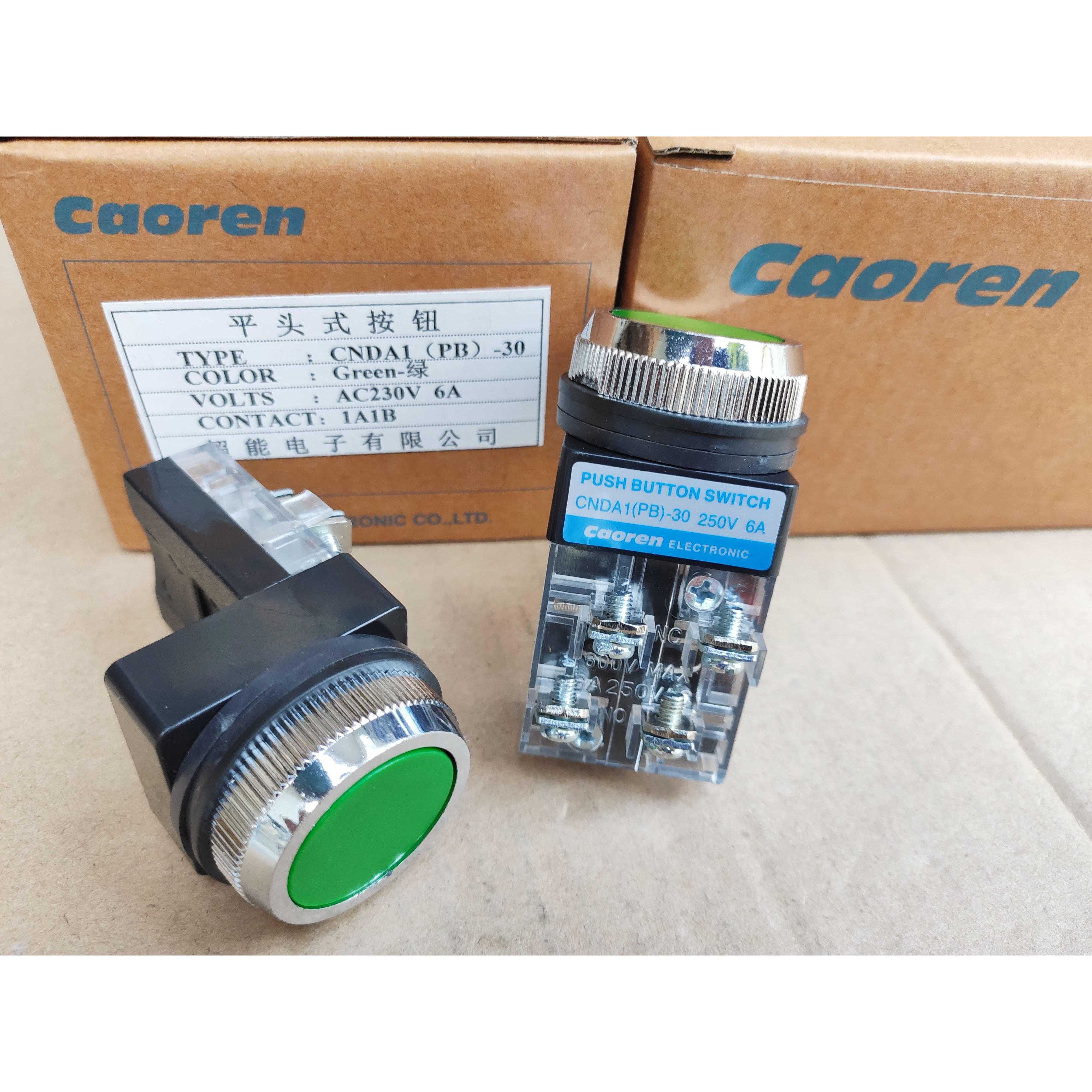 询价原装caoren超能自复平头按钮CNDA1(PB)-30可代替TBF-30安装孔