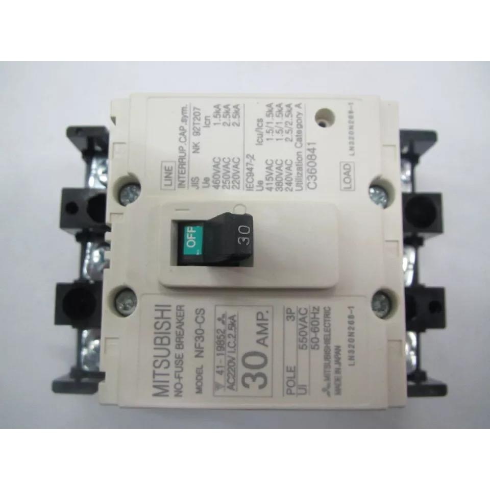 询价原装正品NF30-CS 3P 30A日本三菱空气开关塑壳式断路器议价