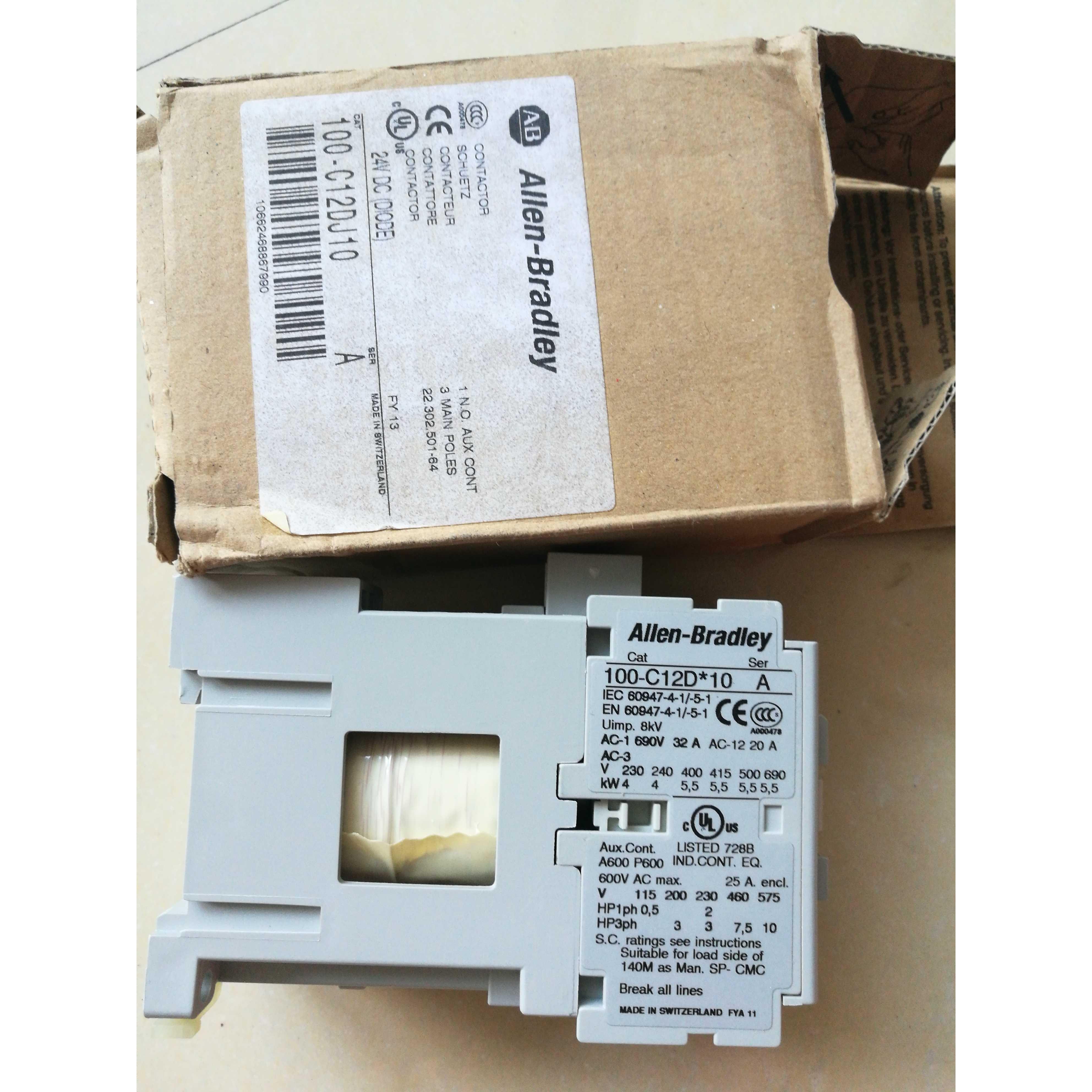 询价AB老款直流接触器 100-C12D*10 DC24V 100-C12DJ10 现货议价