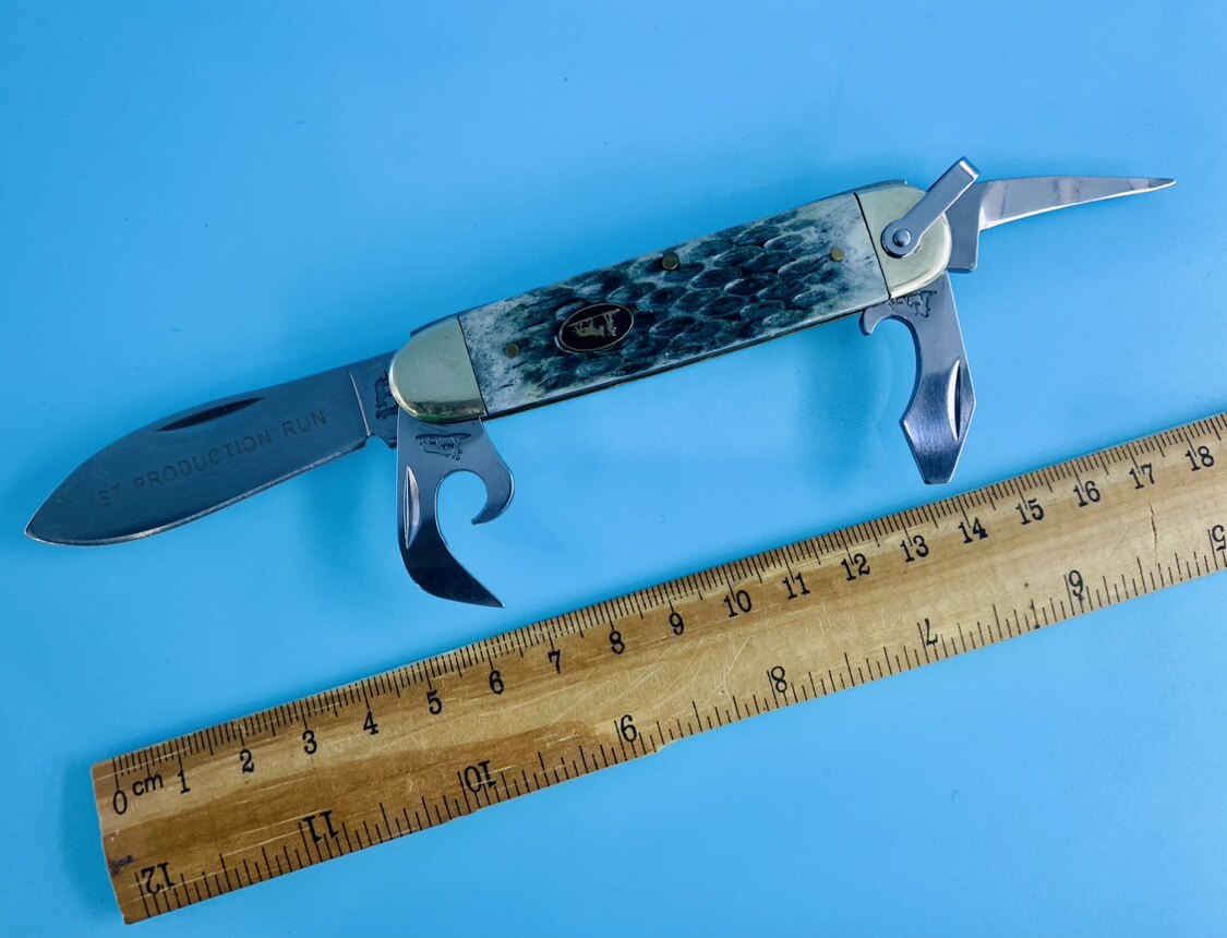 口袋刀代工出口折叠刀复古收藏瑞士骨柄刀多功能军刀随身便携户外