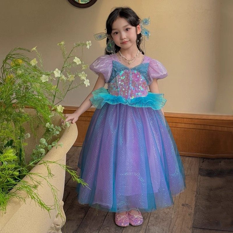 六一新款儿童爱丽儿连衣裙