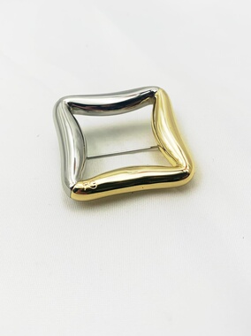 Purification Garcia轻奢个性时尚双色高抛光胸针厚电镀