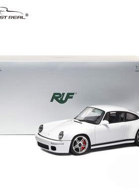 Almost Real 汽车模型1:18RUF SCR 合金全开车模 2018款 白色