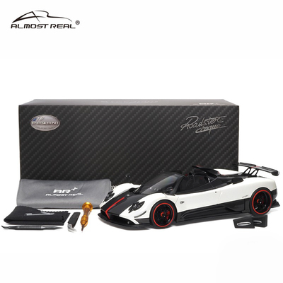 Almost Real汽车模型AR+1:18帕加尼 Zonda Cinque 敞篷合金全开