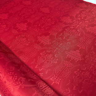 服装面里布旗袍唐装裙裤衬衫面料现货双鱼新中式国风传统提花布料