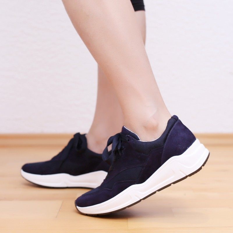 宽楦增高底   德国嘉宝女鞋 gabor 46.305 可拆卸垫防滑老爹鞋