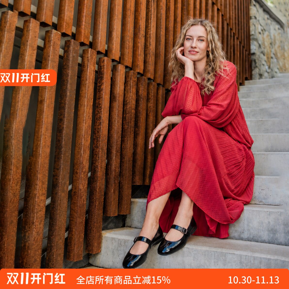 GABOR 嘉宝 3020.02 里外全皮软漆皮低跟舒适玛丽珍女鞋