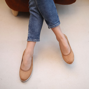 舒适好穿 宽楦软底 可拆卸鞋垫 德国女鞋GABOR 62.410 真皮低跟鞋