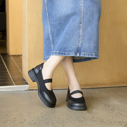 穿上不想脱下来 宽楦超轻弹力缓震增高 KUFENBERG5213 玛丽珍女鞋