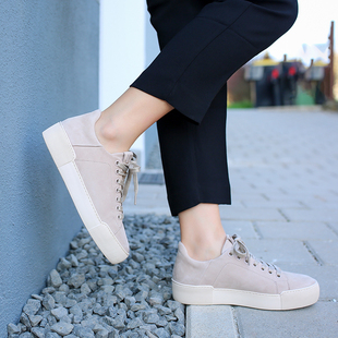 舒适优雅 HOGL 里外全皮软底深口平底休闲女鞋 奥地利友高