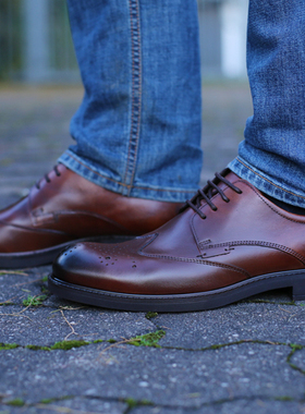 chao轻底 气垫 上脚真的好舒适 爱步ECCO 640524 轻便休闲商务鞋