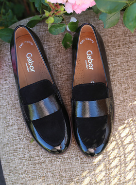 宽楦G版 德国嘉宝GABOR 72.042 防滑底里外全皮德比鞋低跟女鞋