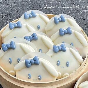 玉桂狗荷叶夹儿童肉夹馍饼胚学生果蔬馒头速冻面点早餐半成品营养