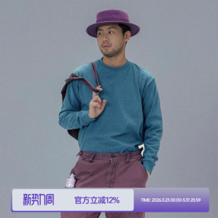 打底T恤春季 粗织无侧缝长袖 舒适打底T恤男 美式 Milkshot