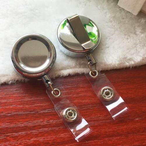 自产自销 全金属易拉得 易拉扣 证件扣 伸缩扣 钢丝绳 耐用 3CM