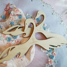 Деревянные вешалки michelledance 天鹅湖记 进口桦木高端芭蕾衣架 限量