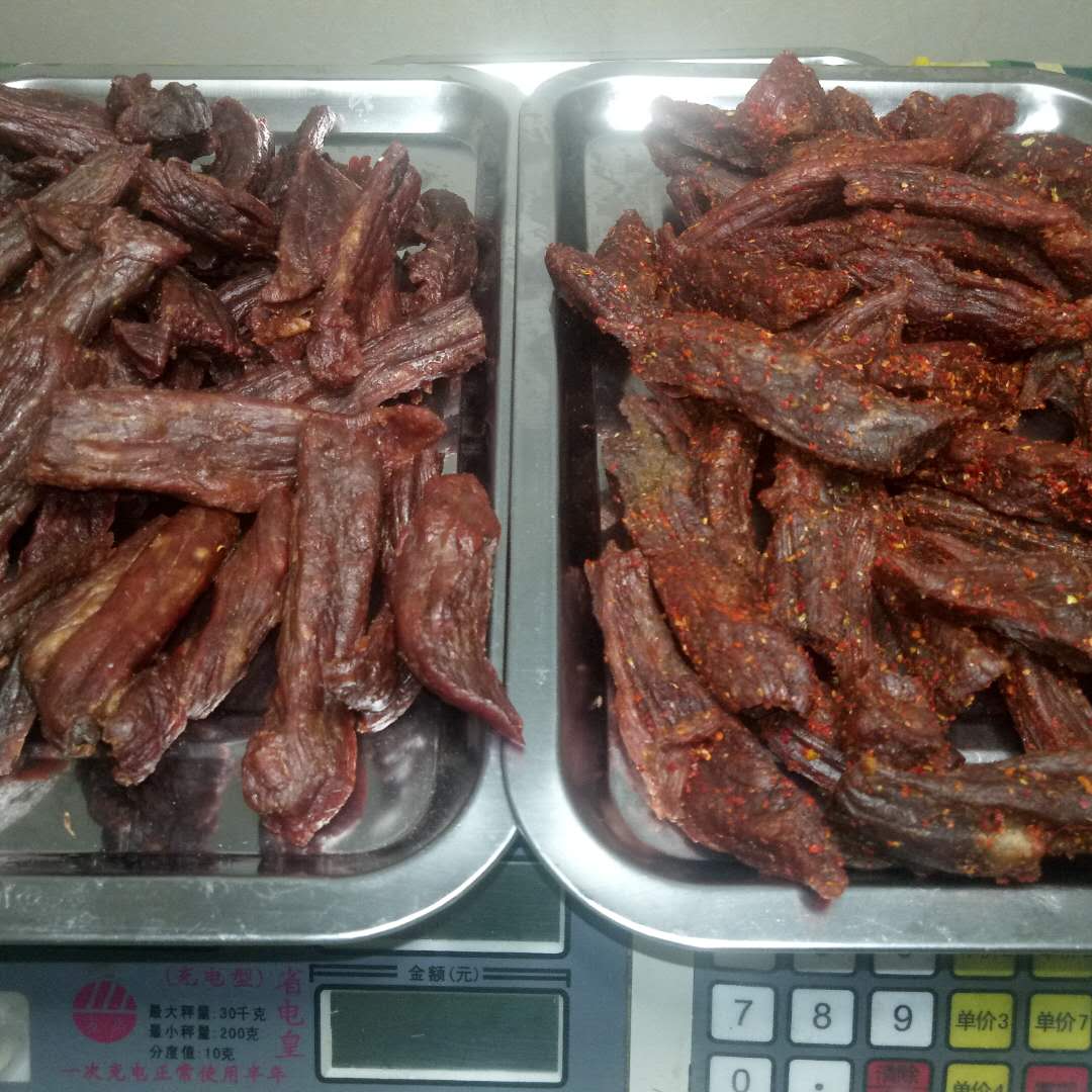 纯风干牛肉干条500g内蒙古通辽特产手撕原味麻辣孜然真空包装零食