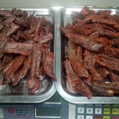 纯风干牛肉干条500g内蒙古通辽特产手撕原味麻辣孜然真空包装零食