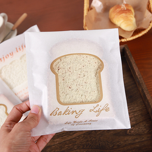 单片吐司包装袋岩烧乳酪吐司面包厚切吐司分装袋自封袋烧饼手抓饼