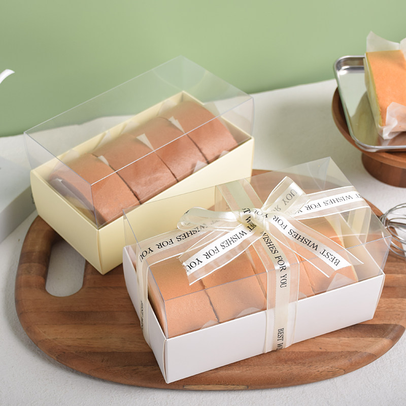 日式蛋糕卷包装盒一次性肉松瑞士虎皮毛巾卷棉被卷包装盒分隔纸片