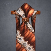 Royallords臻藏级 巴洛克艺术花纹复古印花真丝休闲领带韩版 Z723