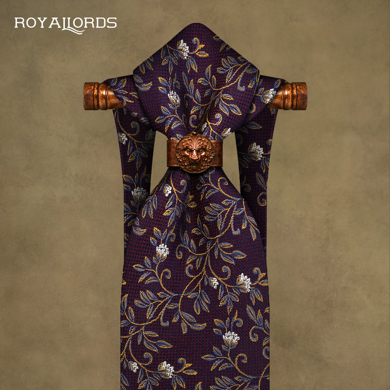 Royallords色织真丝结婚领带