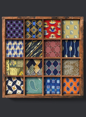 【X24】手打正装商务男领带休闲英伦复古腰果高端红色桑蚕丝结婚