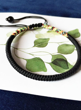 本命年红绳复古情侣金刚结手绳