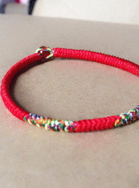 2023年手绳五色线复古情侣金刚结