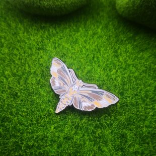 沉默的羔羊电影周边鬼脸天蛾死亡之头金属徽章