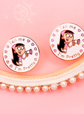 胸针卡通角色可爱反斗家族特里克西·唐(Trixie Tang)书包徽章